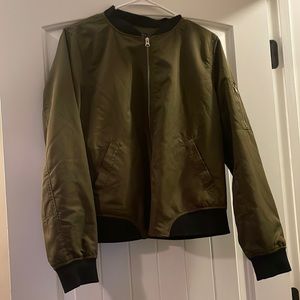 Olive green Bomber Jacket